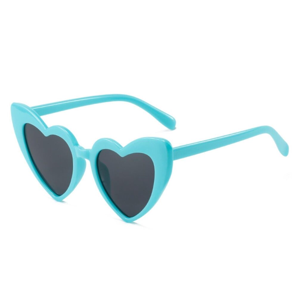 7061 Vintage Love Heart Shaped Sunglasses , Cat Eye Mod Style Retro
